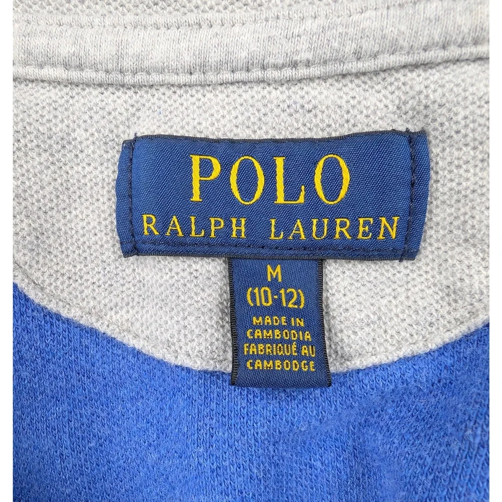 Polo Ralph Lauren Top Lot Kids Boys Medium Preppy Classic Shirts 1/4 Zip Cotton